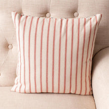 Load image into Gallery viewer, Flowers + Stripes Pillow
