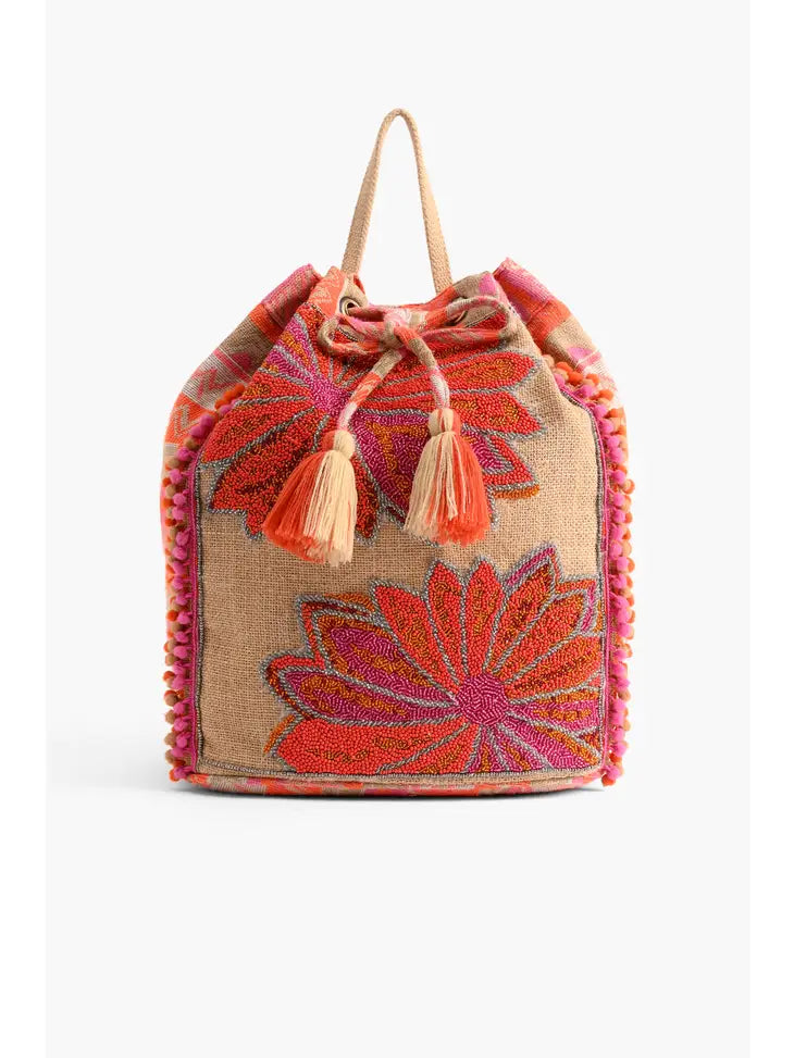Kaley Poppy Floral Backpack
