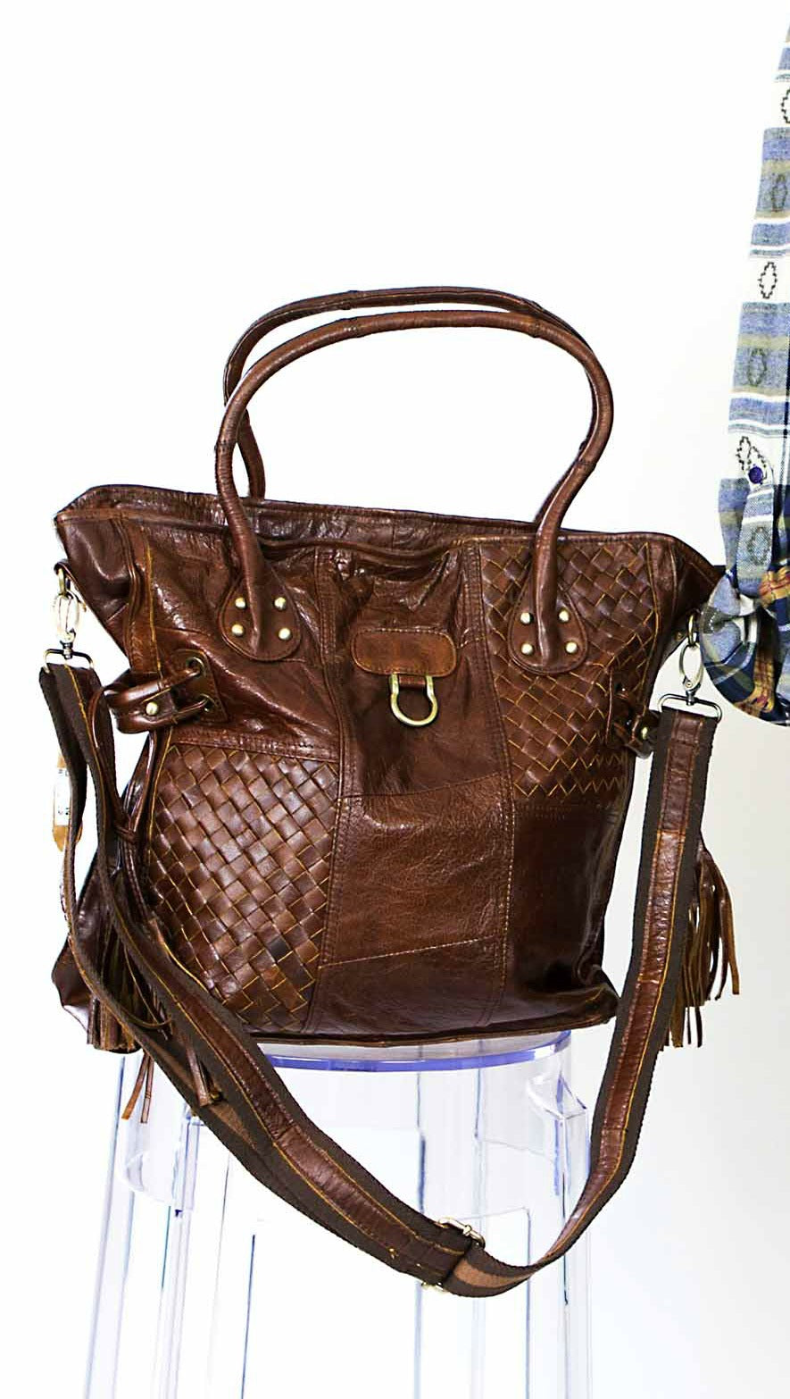 Day Trip Leather Tote